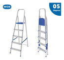 Escada Doméstica Em Aluminio 5 Degraus Real