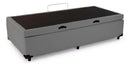 Cama Box Baú Solteiro Sintético Sereneprime Cinza 88x188x44