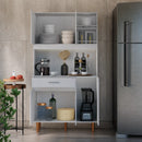 Armário De Cozinha Compacto Em Mdp Com 5 Portas Love