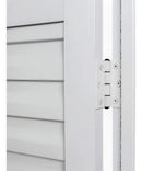 Porta de Alumínio Laminada 210x60cm Soft Plus Mgm Abertura Esquerda Branco