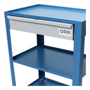 Carrinho Aberto ORK com 1 Gaveta Metal Rodízios 80Kg 60x40x85cm