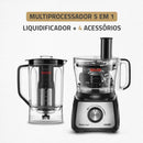 Multiprocessador Turbo Chef 5 em 1 Mondial 1000W