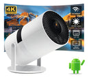 Projetor Hy300 4K HD Android 11 Wi-Fi Bluetooth Portátil 150
