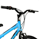 Bicicleta Infanto Juvenil Aro 24 Maculina 18v Volt Menino Azul Husky