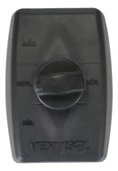Ventilador de parede Ventisol Comercial preto 200w com 3 pás de plástico