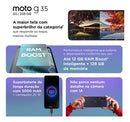 Smartphone Motorola Moto G35 5g - 256gb 12gb (4gb Ram+8gb Ram Boost