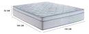 Cama Box Baú Casal + Colchão Toronto Mola Ensacada D33 32cm Cor Branco