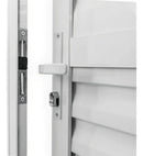Porta de Alumínio Laminada 210x60cm Soft Plus Mgm Abertura Esquerda Branco