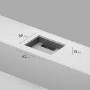 Cooktop 4 Bocas a Gás Electrolux Mesa de Vidro Efficient Grade de Aço Fosco