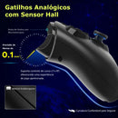 Controle Sem Fio Para Ps4/ps3/pc Joystick Qrd Spark N5 Para Pc Ios Android Efeito Hall Gamepad