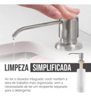 Cuba Cozinha Gourmet Pia Dupla Aço Inox 304 Quadrada Cor Prateado