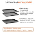 Fritadeira Air Fryer Oven Mondial Afon-12l-fg 12l Digital 20 Preto 110/220V