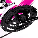 Bicicleta Infanto Juvenil Aro 24 Feminina 18v Volt Menina Rosa Husky