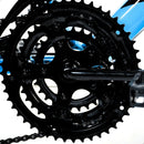 Bicicleta Infanto Juvenil Aro 24 Maculina 18v Volt Menino Azul Husky