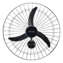 Ventilador de parede Ventisol Comercial preto 200w com 3 pás de plástico