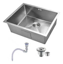 Cuba Inox Escovado Quadrada 50x40 Gourmet Com Acessórios