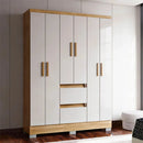 Guarda Roupa Napoles 6 Portas 2 Gavetas Poquema Cor Castanho