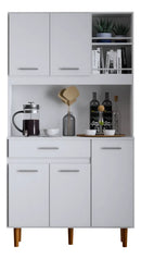 Armário De Cozinha Compacto Em Mdp Com 5 Portas Love