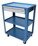 Carrinho Aberto ORK com 1 Gaveta Metal Rodízios 80Kg 60x40x85cm